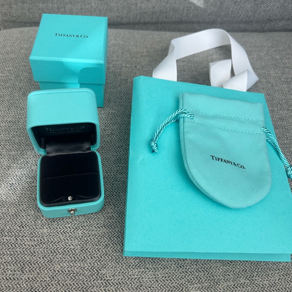 Tiffany & Co. Blue Jewelry Presentation Set